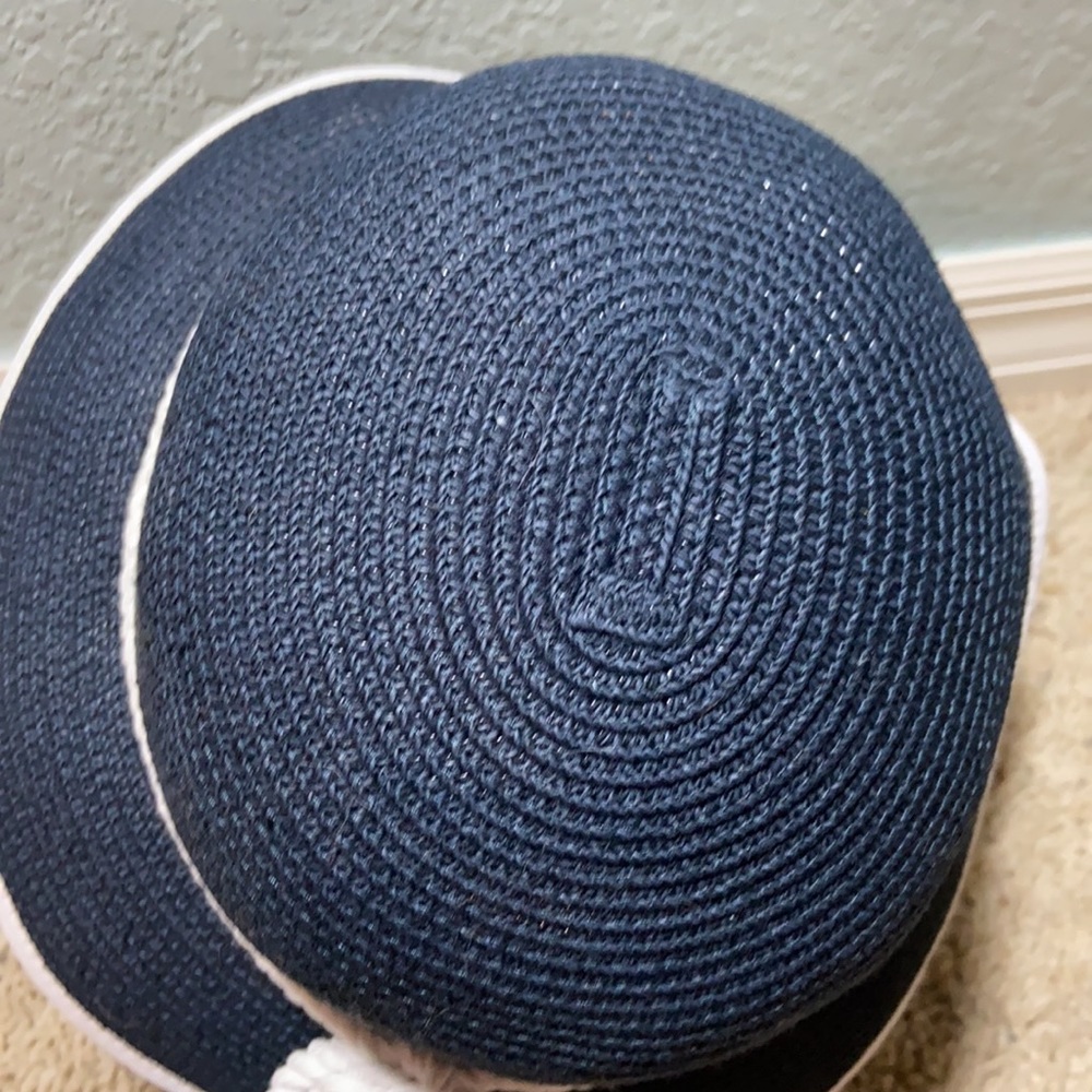 Scala Paper Straw Bucket Hat With Rope Trim - image 8